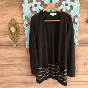 Ann Taylor LOFT Drape cardigan XXL